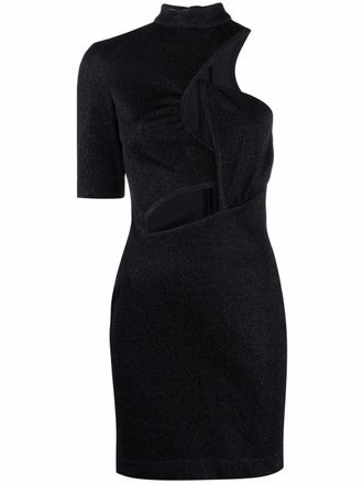 Stella McCartney Asymmetrische jurk - Zwart