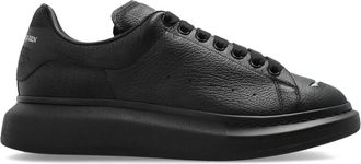 Alexander McQueen Leren Sport Sneakers met Logo - Heren - Sneakers - Zwart - 44 EU - Leer - Schoenen