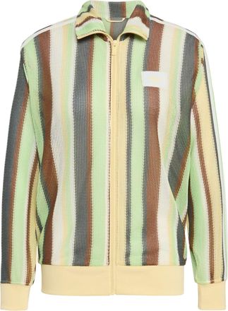 adidas (WMNS) adidas Summer Glow Knitted Firebird Track Jacket Asia Sizing Easy Yellow KY2032