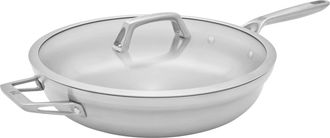 Zwilling Motion Stainless Steel 5-qt Stainless Steel Deep Fryer with Lid