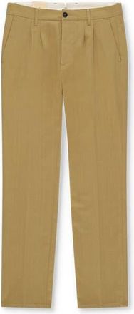 Fortela Sartorial Trousers with Orange Thread Stitching in Camel at Nordstrom, Size 34 X 33 Eu