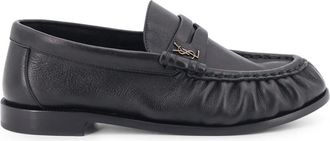 Saint Laurent Schoenen, Dames, Zwart, 36 EU, Leer, Le Loafer
