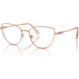 Swarovski 53mm Cat Eye optical glasses in Pink at Nordstrom