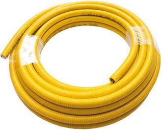 MBM Manguera Flexible De Gas/agua Inoxidable Uniroll De 20 M. 1 Recubierta De Amarillo