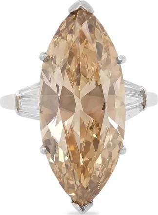 HYT Jewelry Anello in platino con diamante - Argento