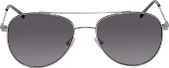 Calvin Klein Grey Gradient Pilot Unisex Sunglasses CK20120S 045 55