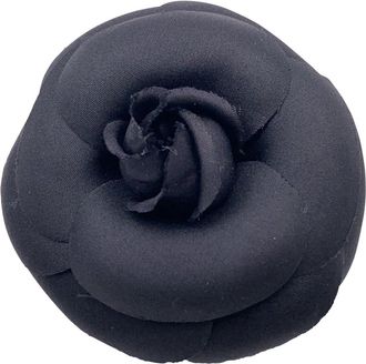 Chanel Vintage stoffen broche Camelia