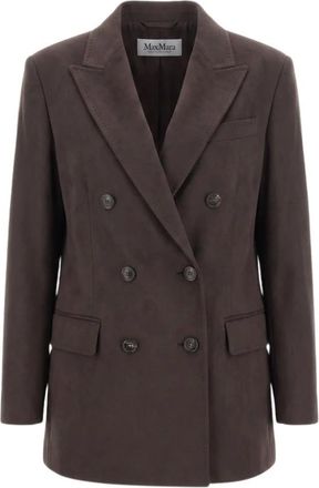 Max Mara Mujer, Chaquetas, Marr&oacute;n, Talla: 2XS