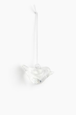 H&M Dekorativer Vogel aus Glas - Weiss