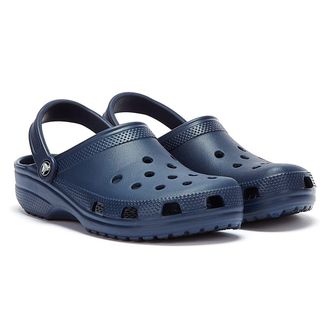 Crocs Unisex Classic Clogs - Navy - Size UK 9