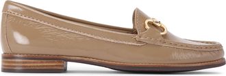 Carvela Womens Patent Leather Click Loafers - Camel
