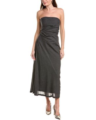Brunello Cucinelli Wool Midi Dress