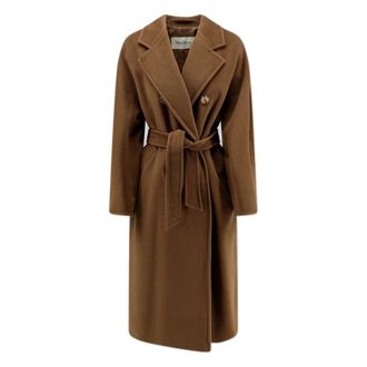 Max Mara Abrigo Madame 101801 - Coats - Mujer - Marr&oacute;n - S