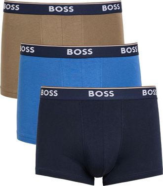BOSS Boss Stretch-cotton Boxer Trunks - set Three - Multicoloured - XL