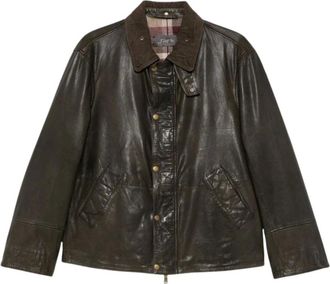 The Jack Leathers Giacca Romolo - - Jackets - Uomo - Verde - M