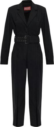 Diesel J-Ael Jumpsuit - Dames - Jumpsuits - Zwart - S - Wol - Jumpsuits & Playsuits