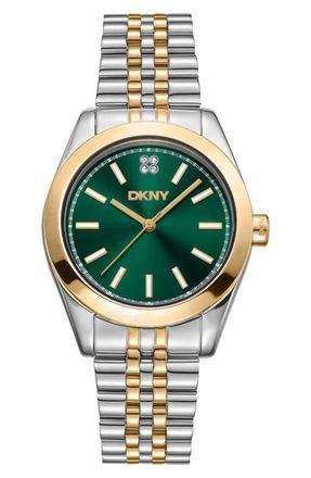 DKNY Nolita Midi Bracelet Watch, 32mm in Dark Green at Nordstrom