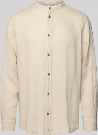 Mazine Freizeithemd mit Maokragen in Offwhite, Gr&ouml;&szlig;e S