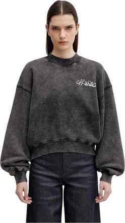 Off-white Off Marker Sweatshirt - Dames - Sweatshirts - Zwart - S - Katoen - Hoodies & sweatvesten