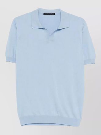 Tagliatore mens polo shirt short sleeves ribbed collar