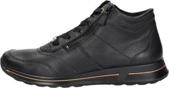 Ara Schoenen, Dames, Zwart, 38 1/2 EU, Leer, Osaka 2.0 Veterschoenen Hoog