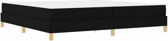 vidaXL Vidaxl - Cama Tipo Box Spring Negro, Marr&oacute;n 200 X 200 Cm
