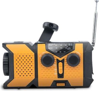 OEM Radio Port&aacute;til Con Energ&iacute;a Solar, Linterna Led Port&aacute;til