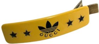 Gucci Pre-owned Accessories, female, Yellow, Size: ONE SIZE Pre-owned Hair clip