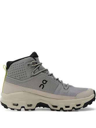 On Running Cloudrock Mid WP hiking sneakers - women - Recycled Polyester/Fabric/Thermoplastic Polyurethane (TPU)/Rubber - 7.5 - Grey
