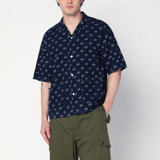 Needles Blue denim shirt with bow ties