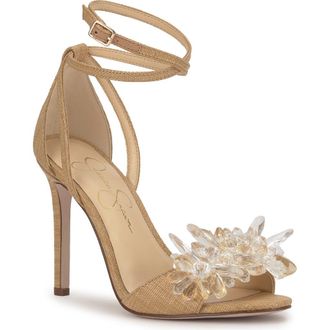 Jessica Simpson Janivah Ankle Strap Sandal in Natural at Nordstrom, Size 7.5