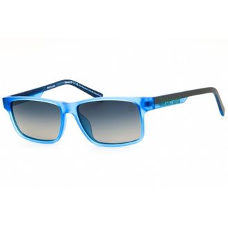 Timberland Unisex Blue Rectangular Sunglasses TB00015