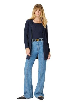 Missoni Chevron Pattern Belted Cardigan in Blue at Nordstrom, Size X-Small