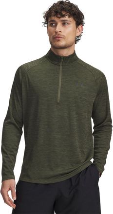 Under Armour Heren Tech Textured Half Zip Top (Groen)