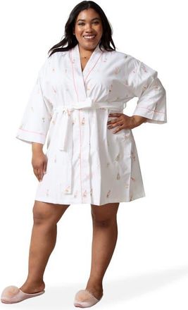 Printfresh Getting Ready Robe in Cloud at Nordstrom, Size Xx-Small