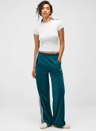 adidas Womens Firebird wide-leg track pant