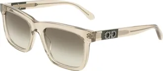 Ferragamo Grey Gradient Square Mens Sunglasses SF2113S 313 55