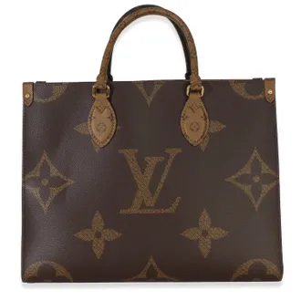 Louis Vuitton Coated Canvas Monogram Reverse Onthego MM