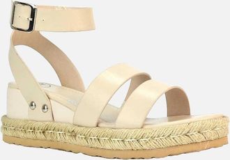 XY London Womens XY London Womens/Ladies Brook Platform Low Wedge Sandals - Pink - Size: 6