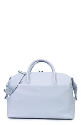 Hedgren Nostos Faux Leather Weekend Travel Bag in Aither Blue at Nordstrom