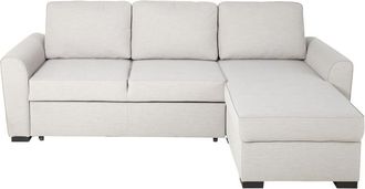 Maisons du monde Sof&aacute; cheslong de 3/4 plazas gris claro