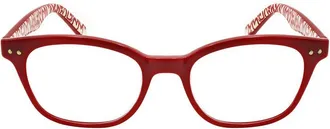 Kate Spade New York Ladies Red Rectangular Reading Glasses REBECCA2 +2.00