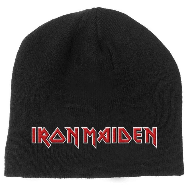 Iron Maiden Mütze Beanie Classic Band Logo Book Of Souls Nue Offiziell 