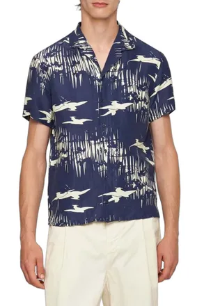 Orlebar Brown Hibbert Shirt - Navy