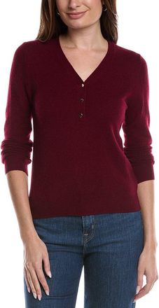 Bruno Magli Wool & Cashmere-Blend V-Neck Henley Sweater