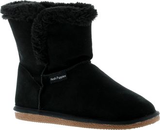 Hush Puppies Hush puppies ashleigh dames sude leren enkellaarzen zwart