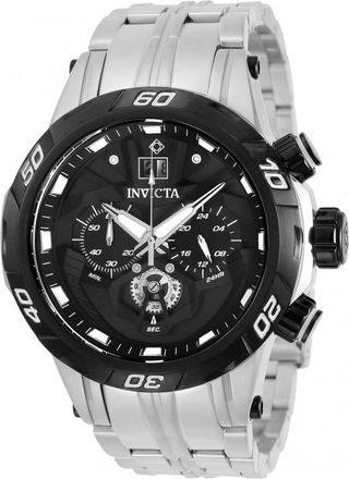 Invicta Cruiseline Exclusive at Sea Chronograph Quartz Black Dial Mens Watch 32146