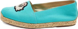 Christian Louboutin Espadrilles in pelle - Blu