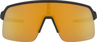 Oakley Sutro Lite 139mm Prizm Wrap Shield Sunglasses in Solid Black at Nordstrom