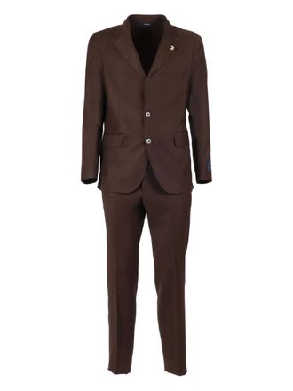 Tombolini Zero Gravity suit - men - Lambs Wool/Lycra - 50 - Brown